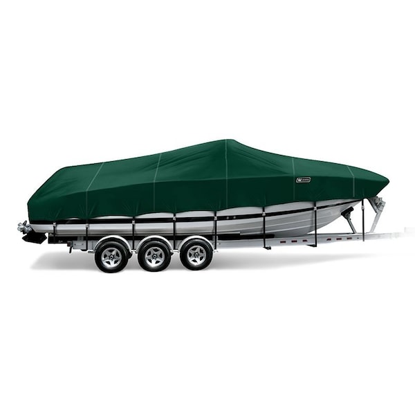 Eevelle Boat Cover CUDDY CABIN, Outboard Fits 17ft 6in L up to 96in W Khaki SFVCDY1796B-KHA - main